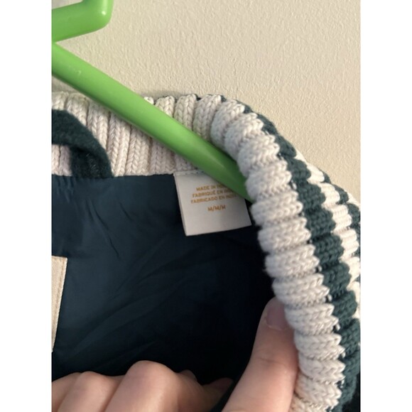 Levi’s Gold Tab Shrunken Varsity Jacket Women’s‎ Size M Wool Cropped Green Warm - Picture 3 of 11